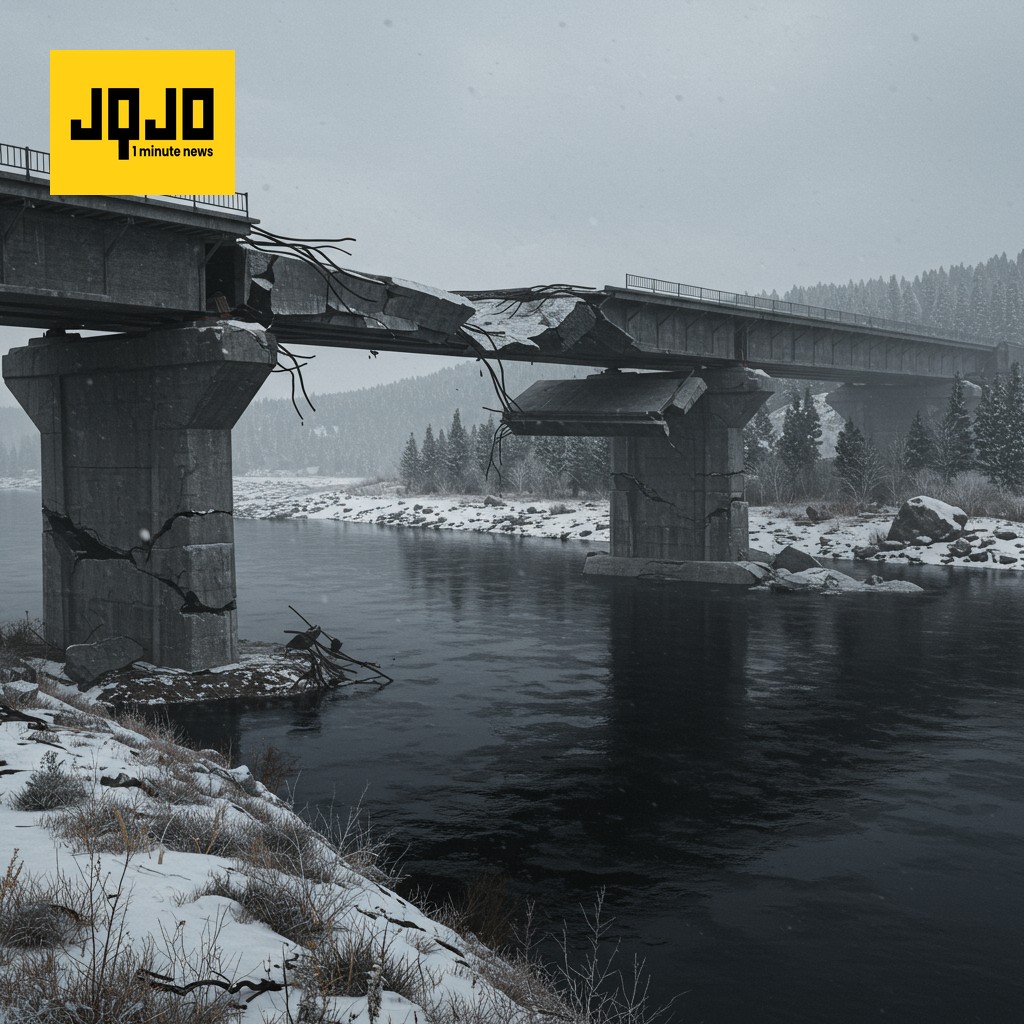 Colapso de puentes ferroviarios en Rusia causa descarrilamientos
