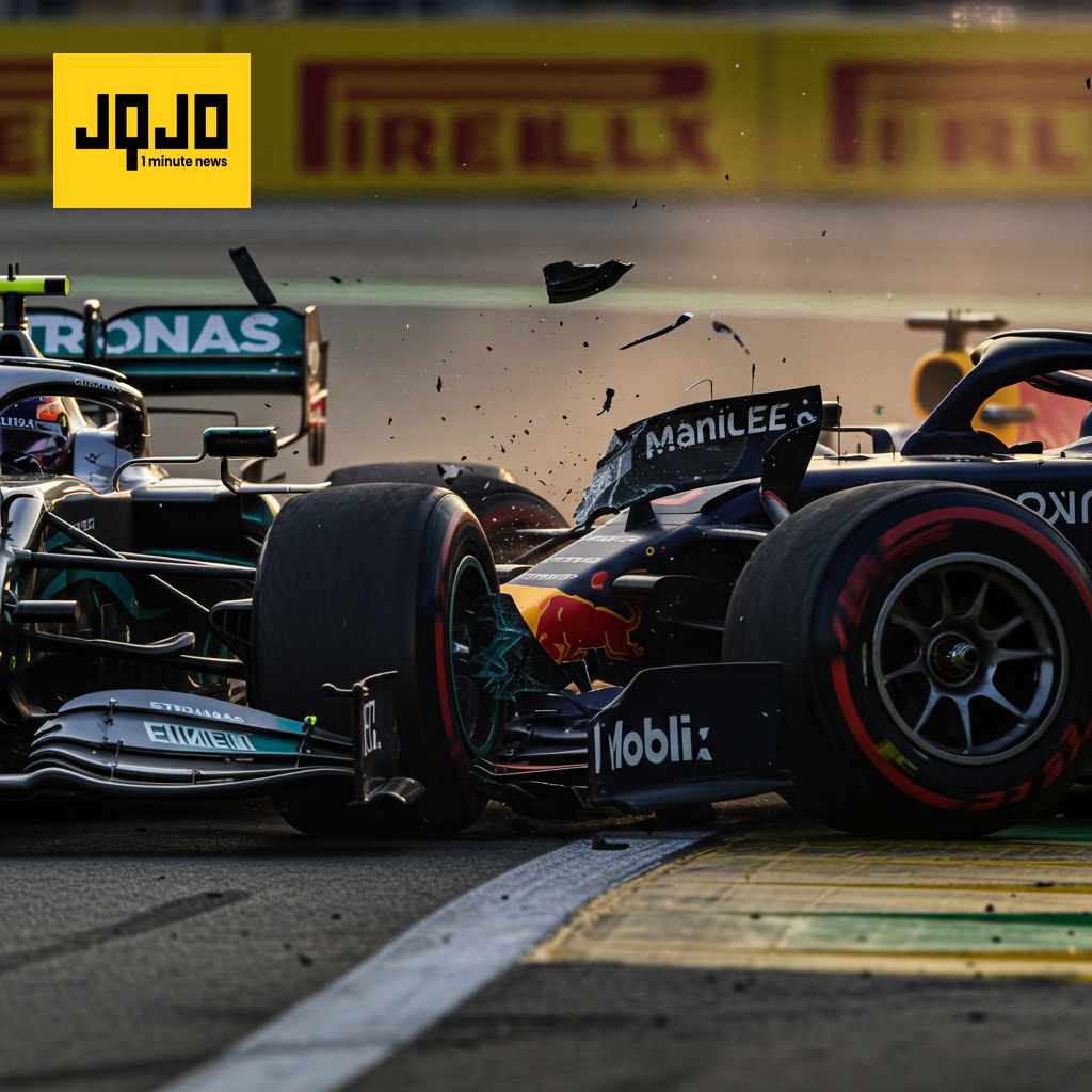 Verstappen et Russell s'accrochent au Brésil après une stratégie controversée de Red Bull