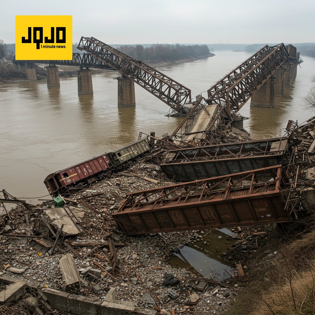 Doble colapso de puentes en Rusia deja siete muertos