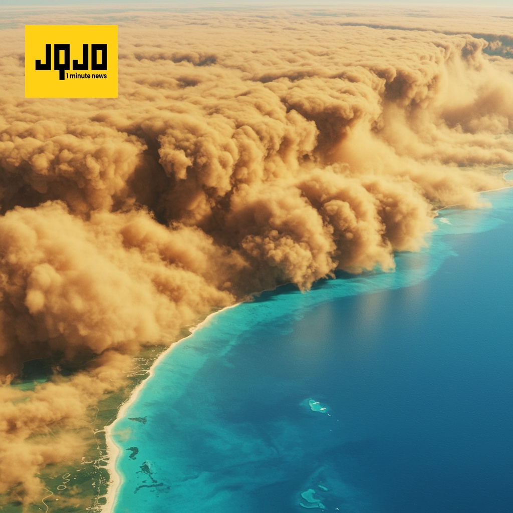Massive Saharan Dust Cloud Blankets Caribbean, Heads to US