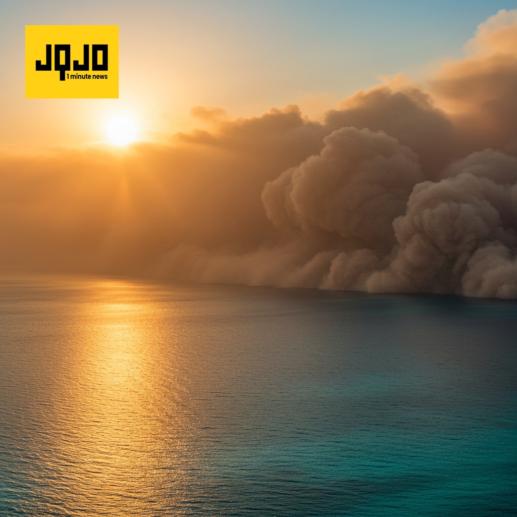 Enorme nube de polvo sahariano afecta el Caribe