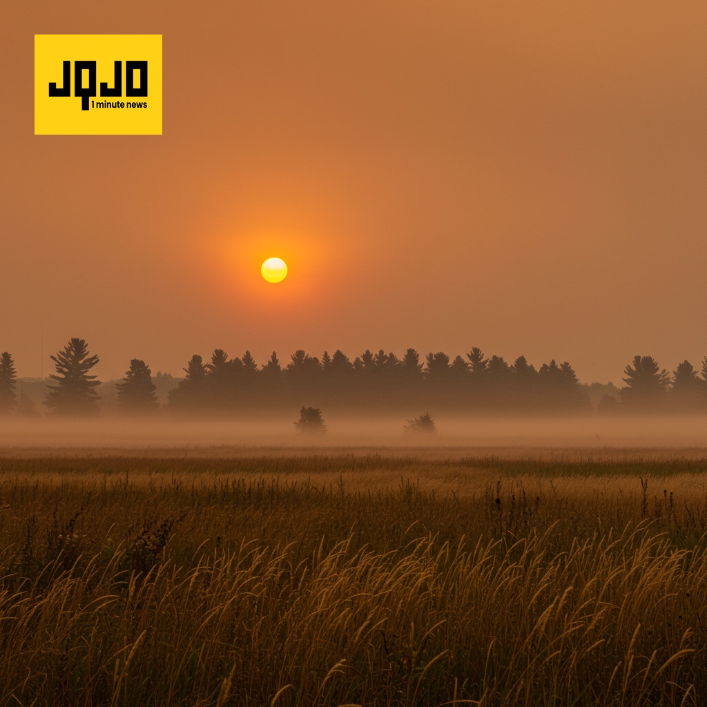 Alerta de calidad del aire por humo de incendios forestales canadienses en Minnesota