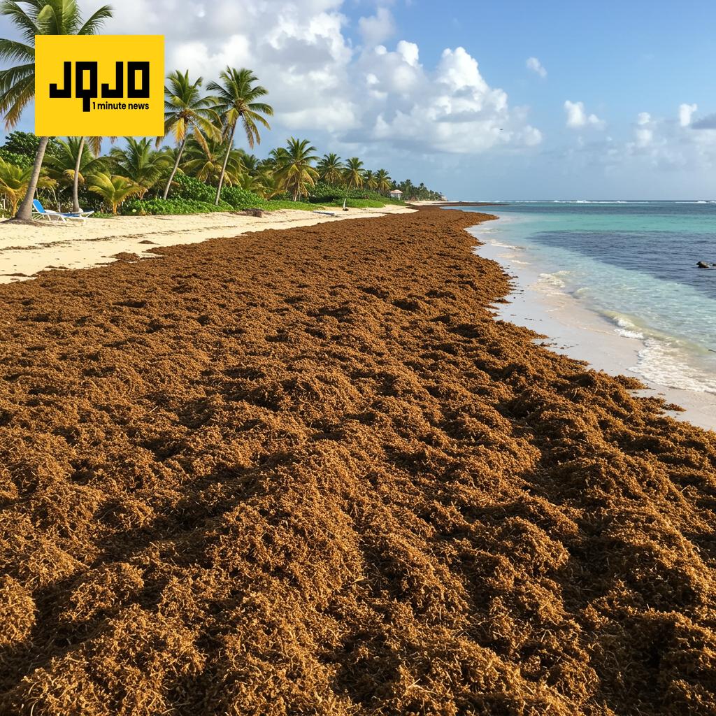 Record Sargassum Inundates Caribbean, Threatens Tourism