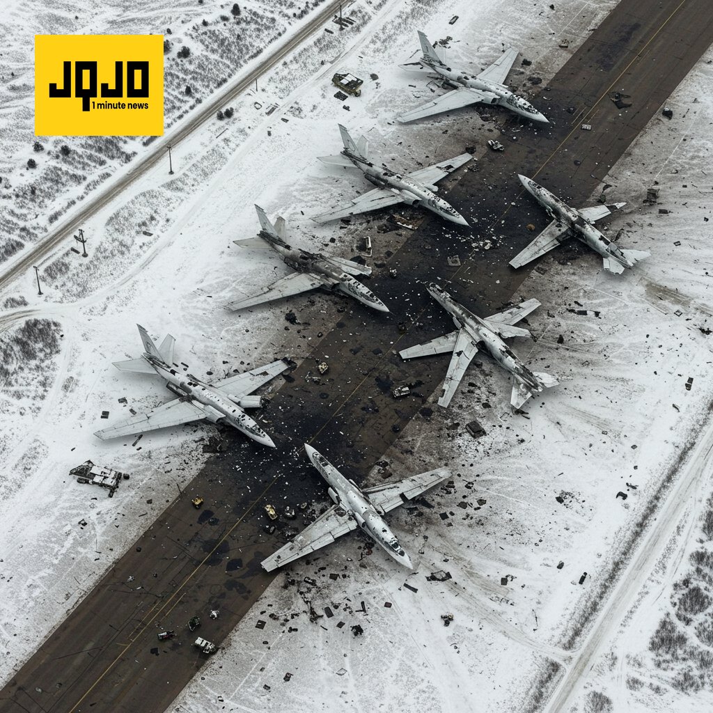 Ataque con drones ucranianos destruye bombarderos rusos en Siberia