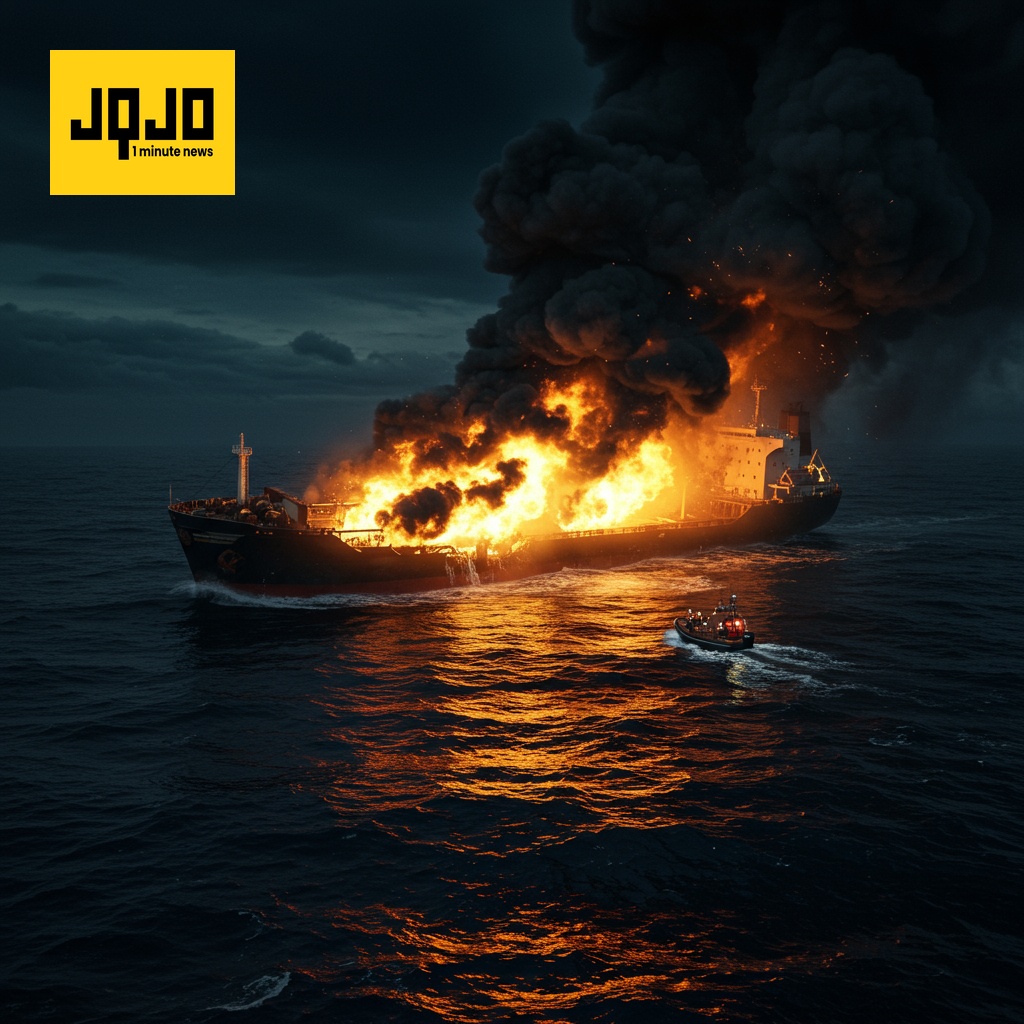 Incendio en carguero con vehículos eléctricos obliga a abandonar el barco