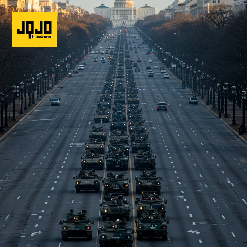 Massive Military Parade Rolls Through DC