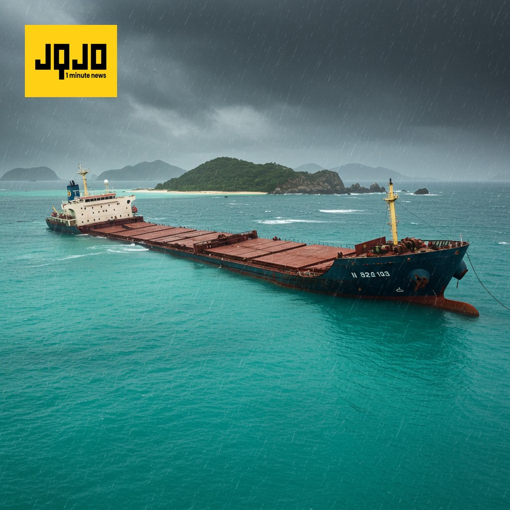 Barco pesquero chino encalla cerca de isla Thitu