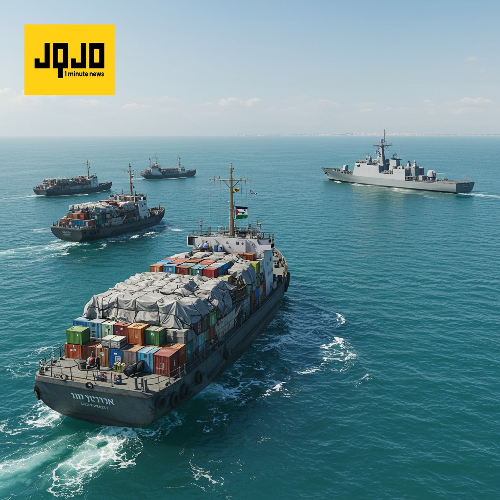 Israel intercepta barco con ayuda a Gaza