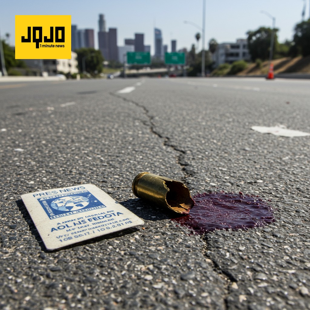 Periodista herida por bala de goma en protestas contra redadas de inmigración