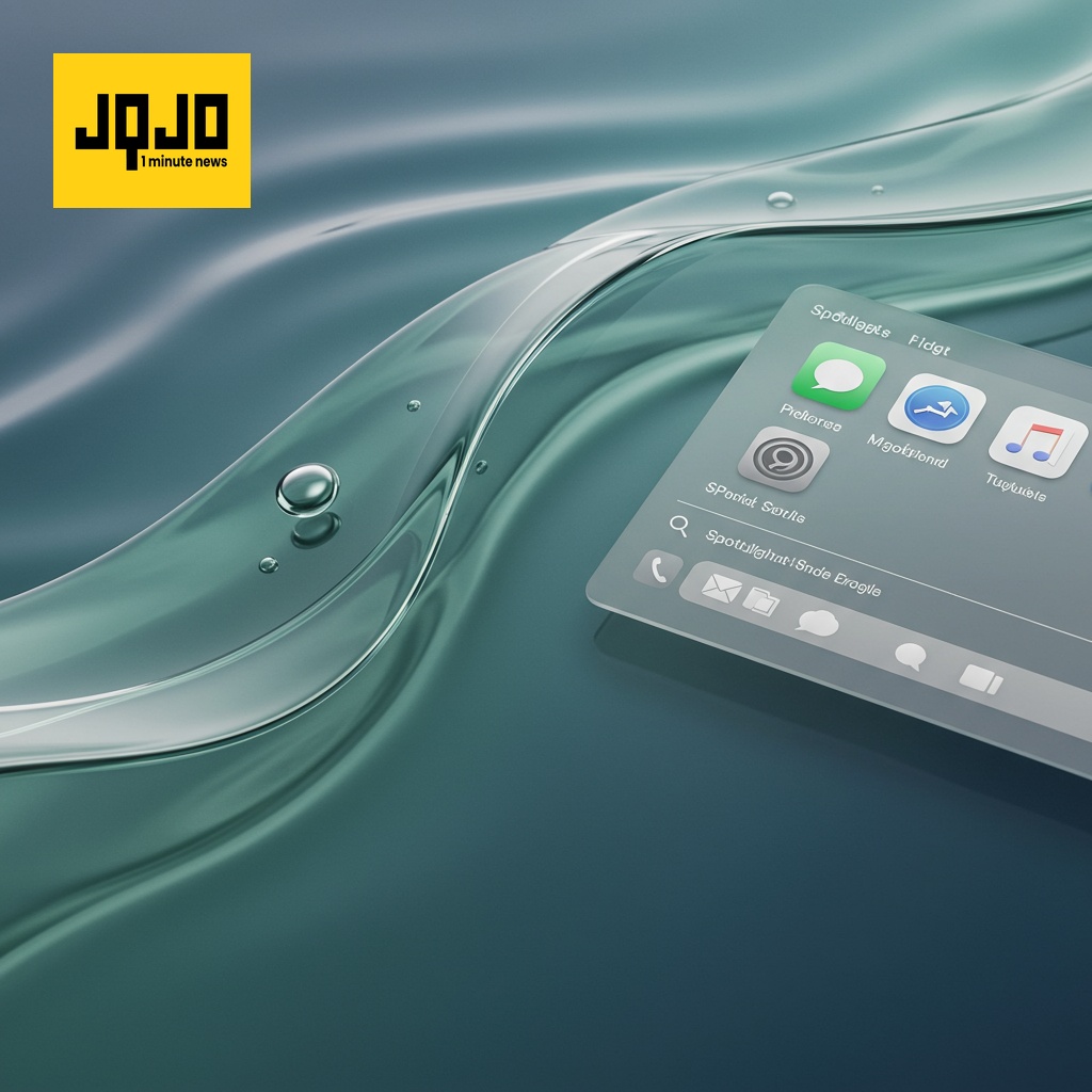 macOS Tahoe : Nouveau design « Verre Liquide » et Spotlight amélioré
