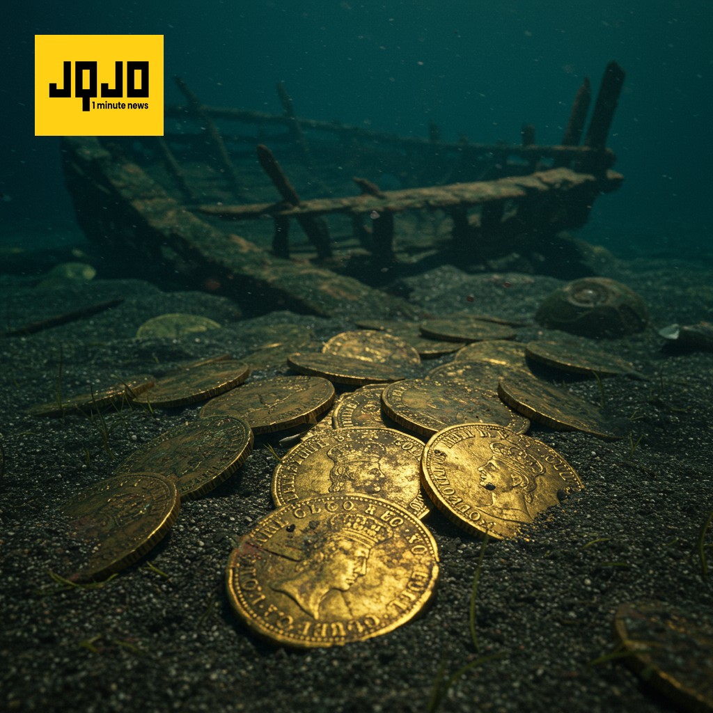 Confirman que monedas de oro encontradas cerca del San José pertenecen al galeón
