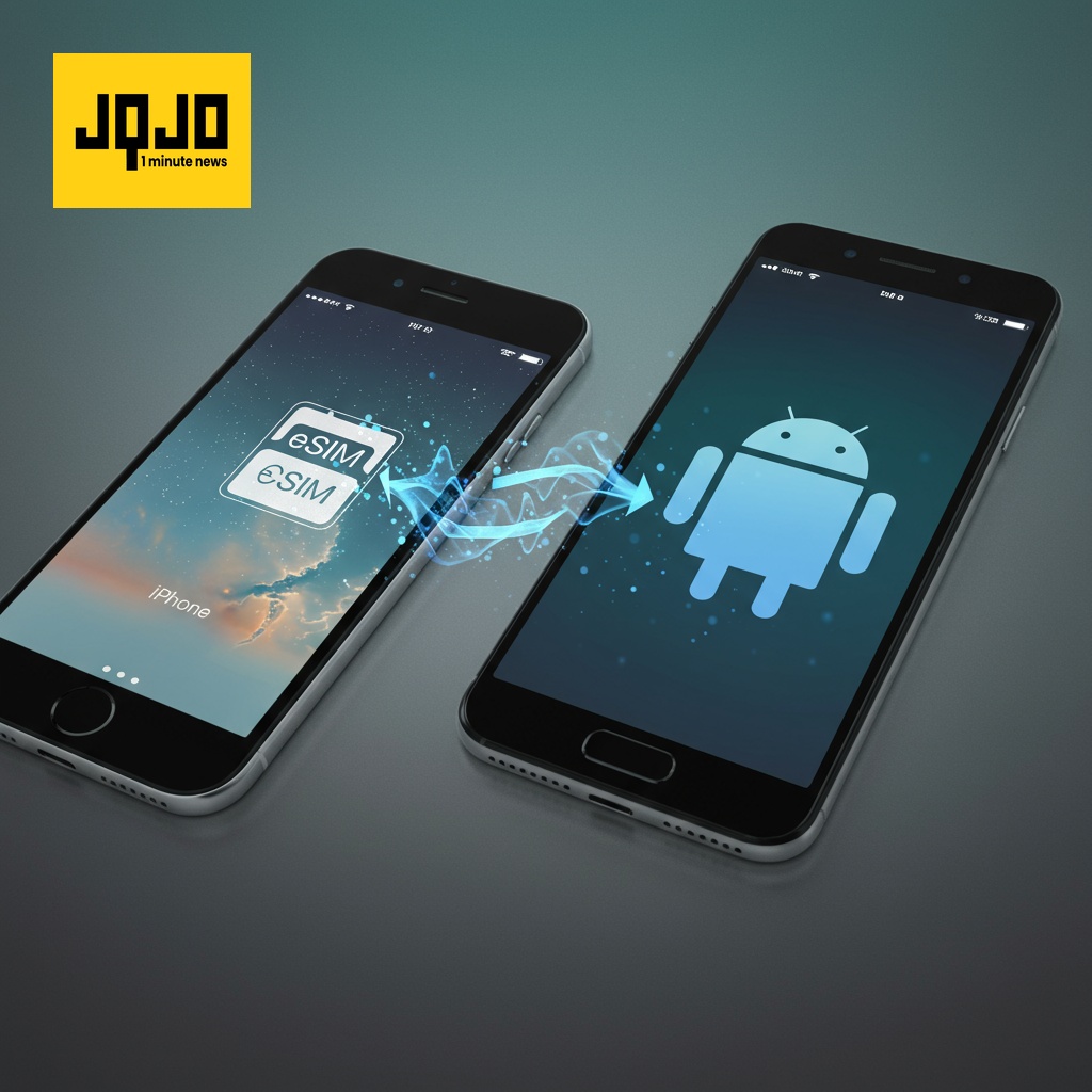Transfert d'eSIM simplifié entre iPhone et Android avec iOS 26