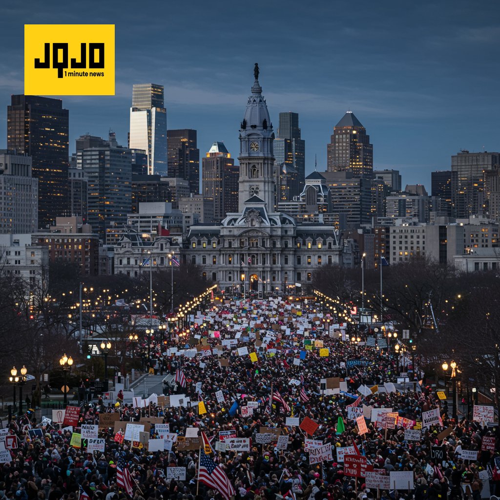 Massive Philly Protest Targets Trump Policies