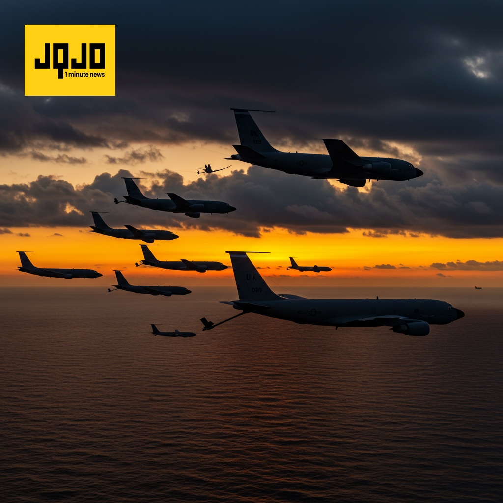 Aviones cisterna de EE. UU. sobrevuelan el Atlántico, alimentando temores de intervención en conflicto Israel-Irán