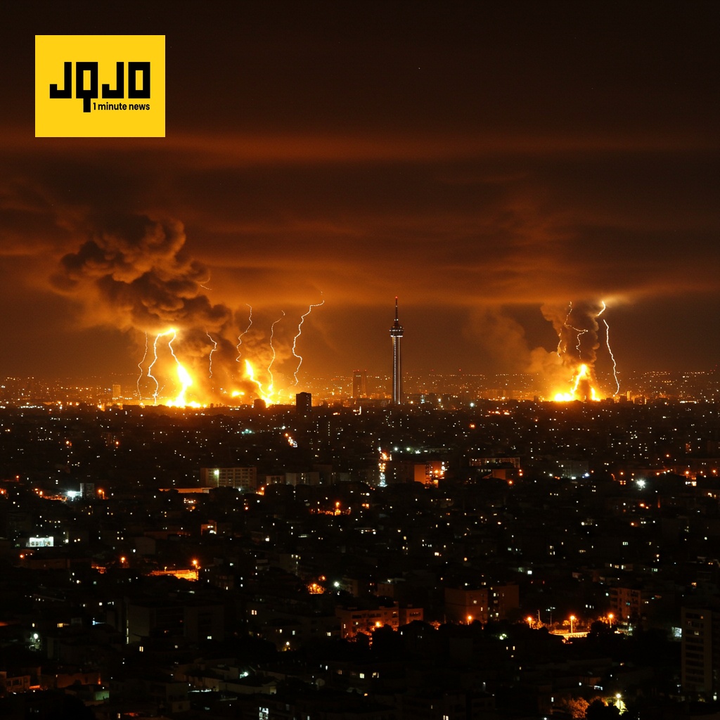 Israel ataca Teherán con intensos bombardeos aéreos