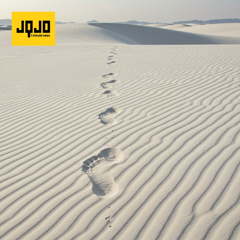 وائٹ سینڈز میں انسانی پامرے: کلویس ثقافت سے 10،000 سال پرانے