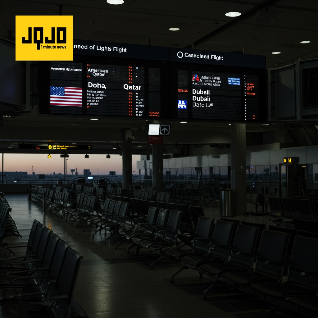 Aerolíneas suspenden vuelos a Medio Oriente por aumento de tensiones