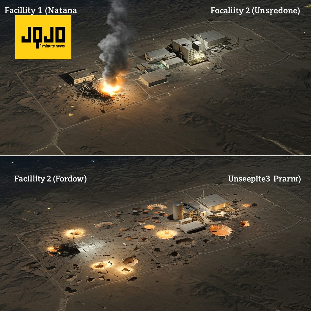 Trump ordena ataques a sitios nucleares iraníes
