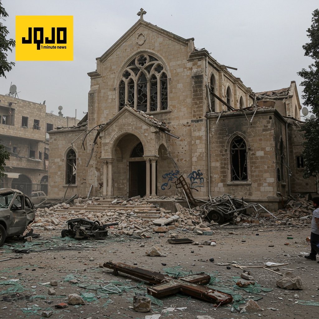 Atentado suicida en iglesia de Damasco deja al menos 20 muertos
