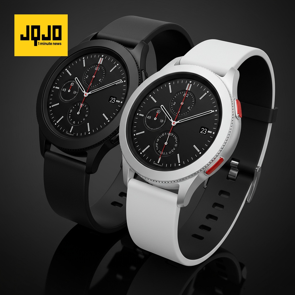 La Samsung Galaxy Watch 8 Classic dévoilée en noir et blanc
