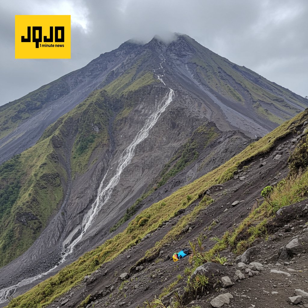 Muere excursionista brasileña tras caída en el monte Rinjani