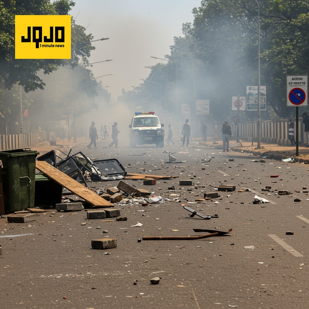 Protestas contra impuestos dejan heridos en Nairobi