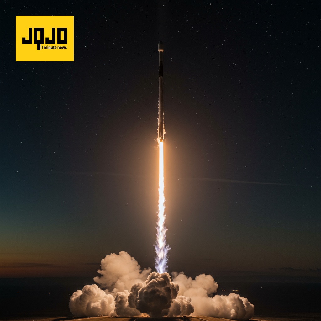 خلا بازوں کا ISS مشن: SpaceX کی فالکن 9 راکٹ لانچ