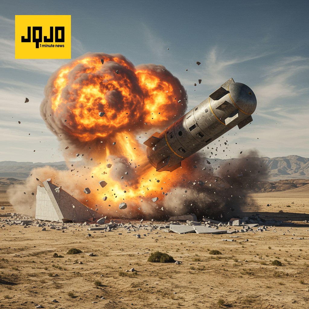 Bombas GBU-57 destruyen objetivos iraníes