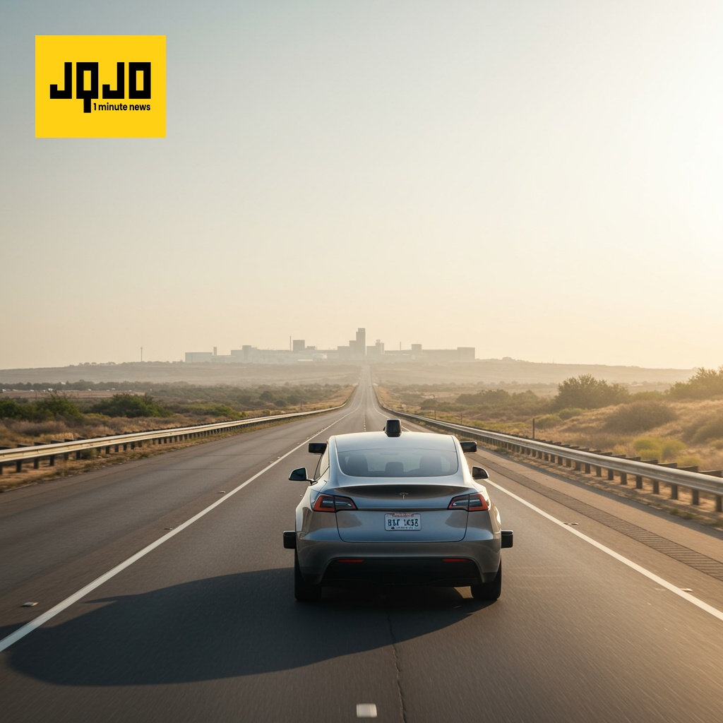 Tesla effectue une livraison autonome sans conducteur