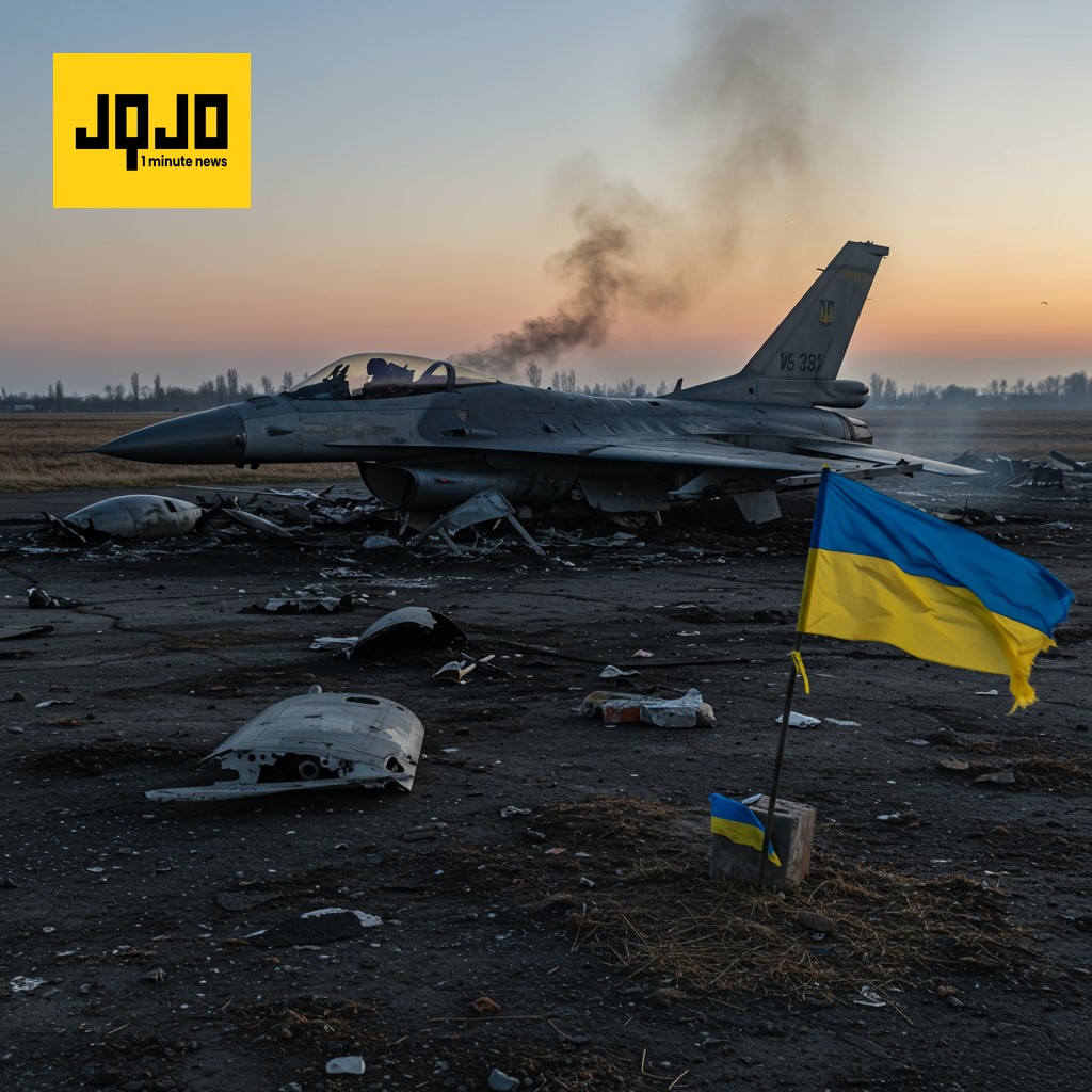 Muere piloto ucraniano de F-16 en ataque aéreo ruso