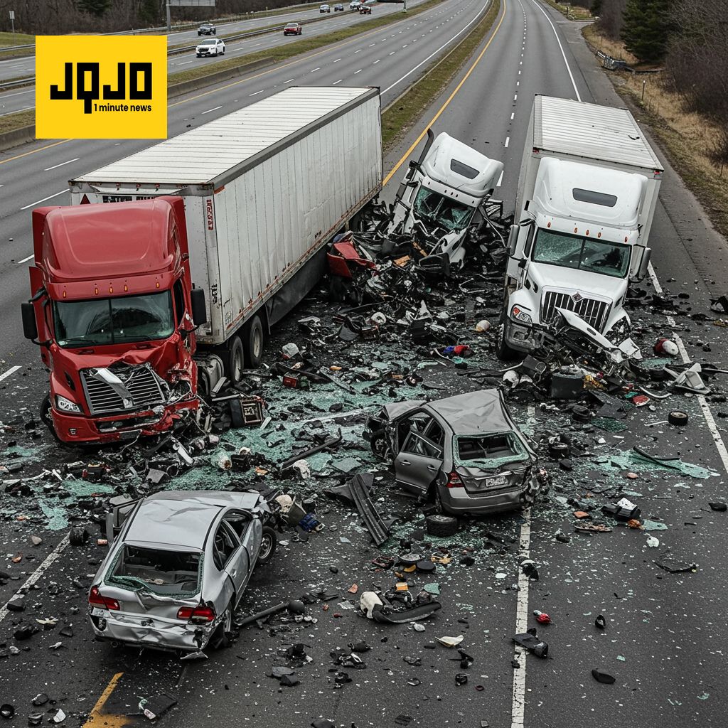 Texas Highway Pileup Kills Five