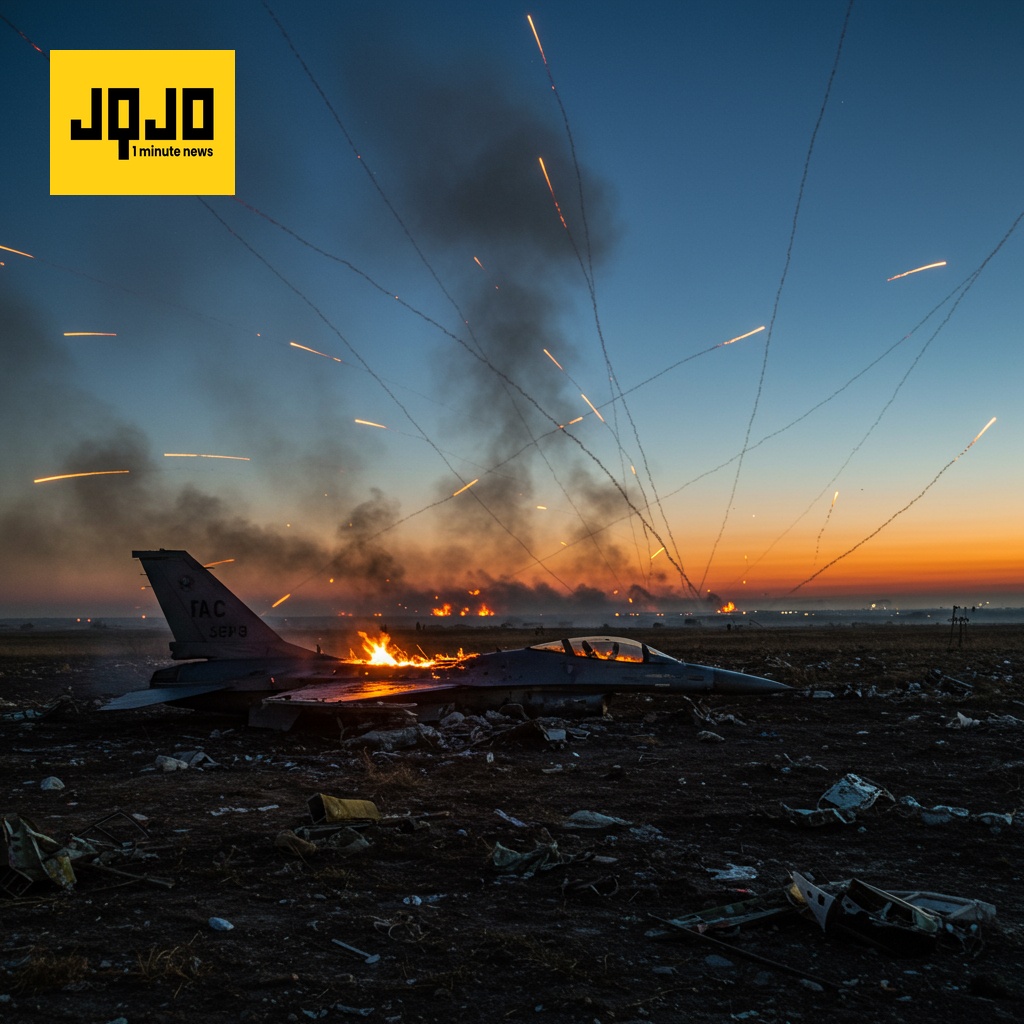 Piloto ucraniano muere en accidente aéreo durante ataque ruso masivo