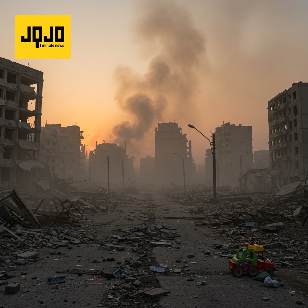 Ataques aéreos israelíes en Gaza desplazan a cientos de familias