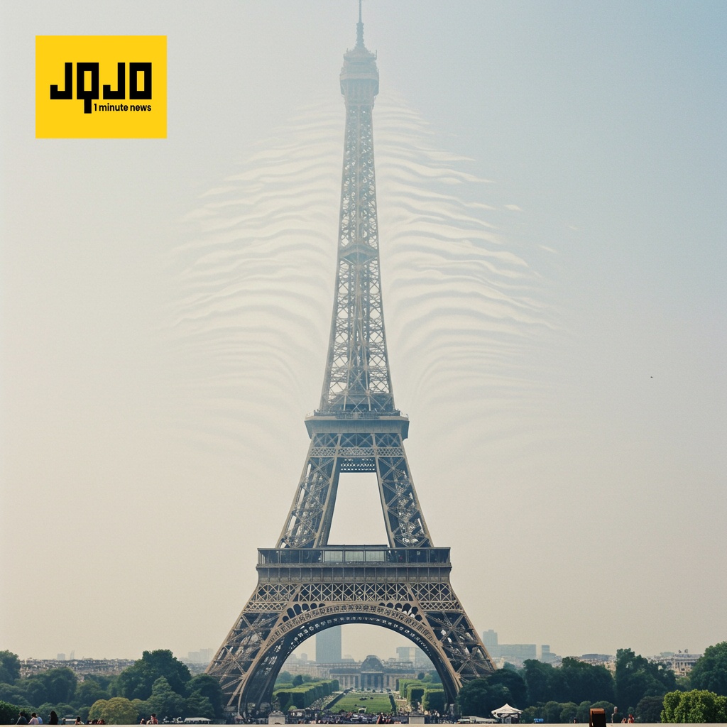 Cima de la Torre Eiffel cerrada por ola de calor