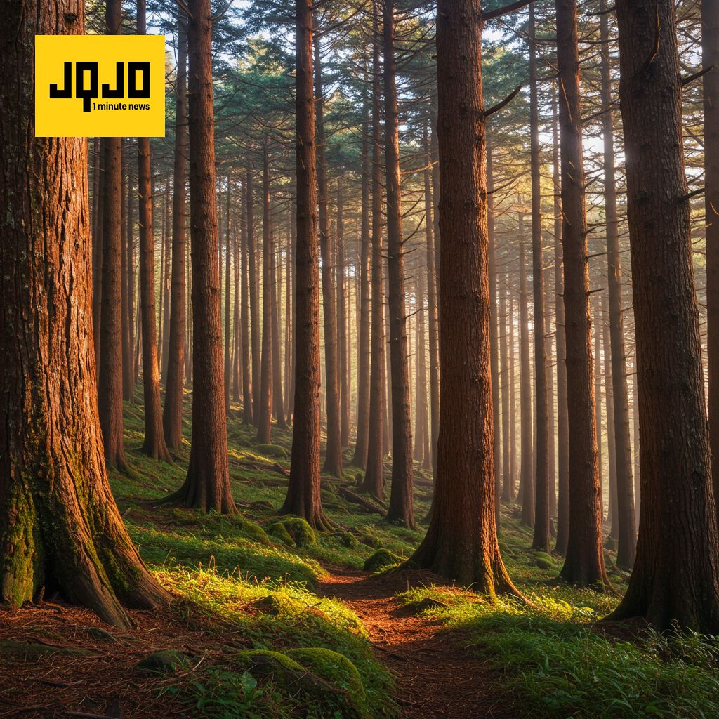 La serena belleza de los bosques de cipreses rojos de Alishan