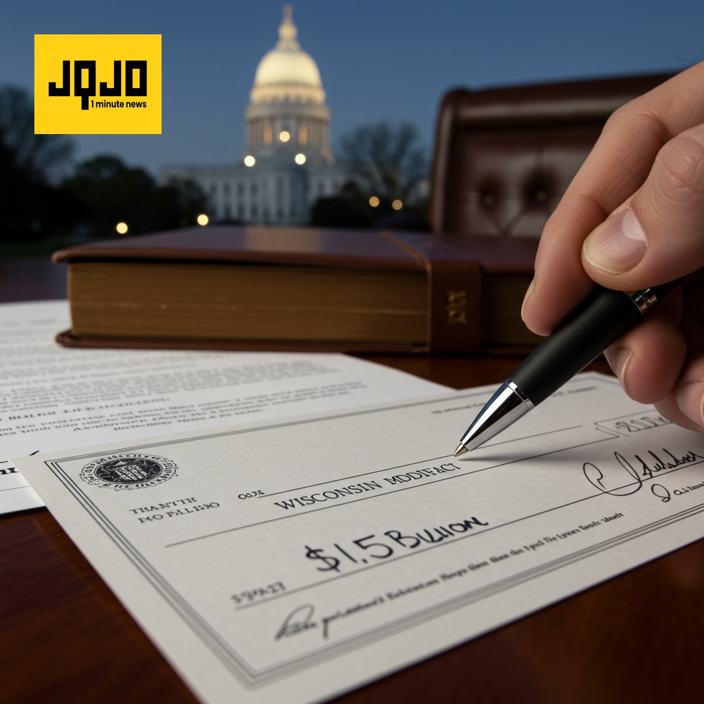Wisconsin Governor Signs Budget in Rush to Secure Federal Funds