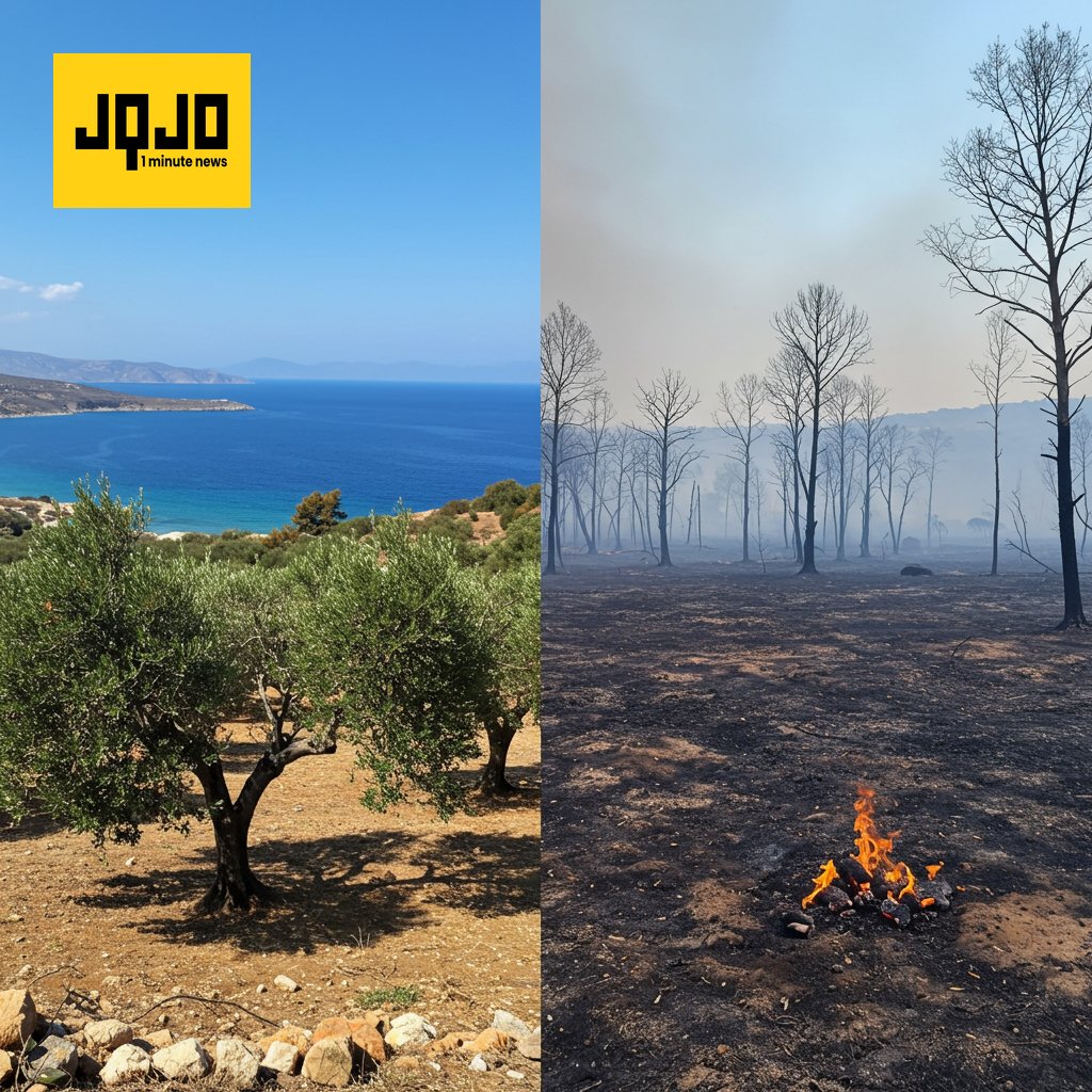 Greek Fires Extinguished, Two Dead in Turkish Wildfires