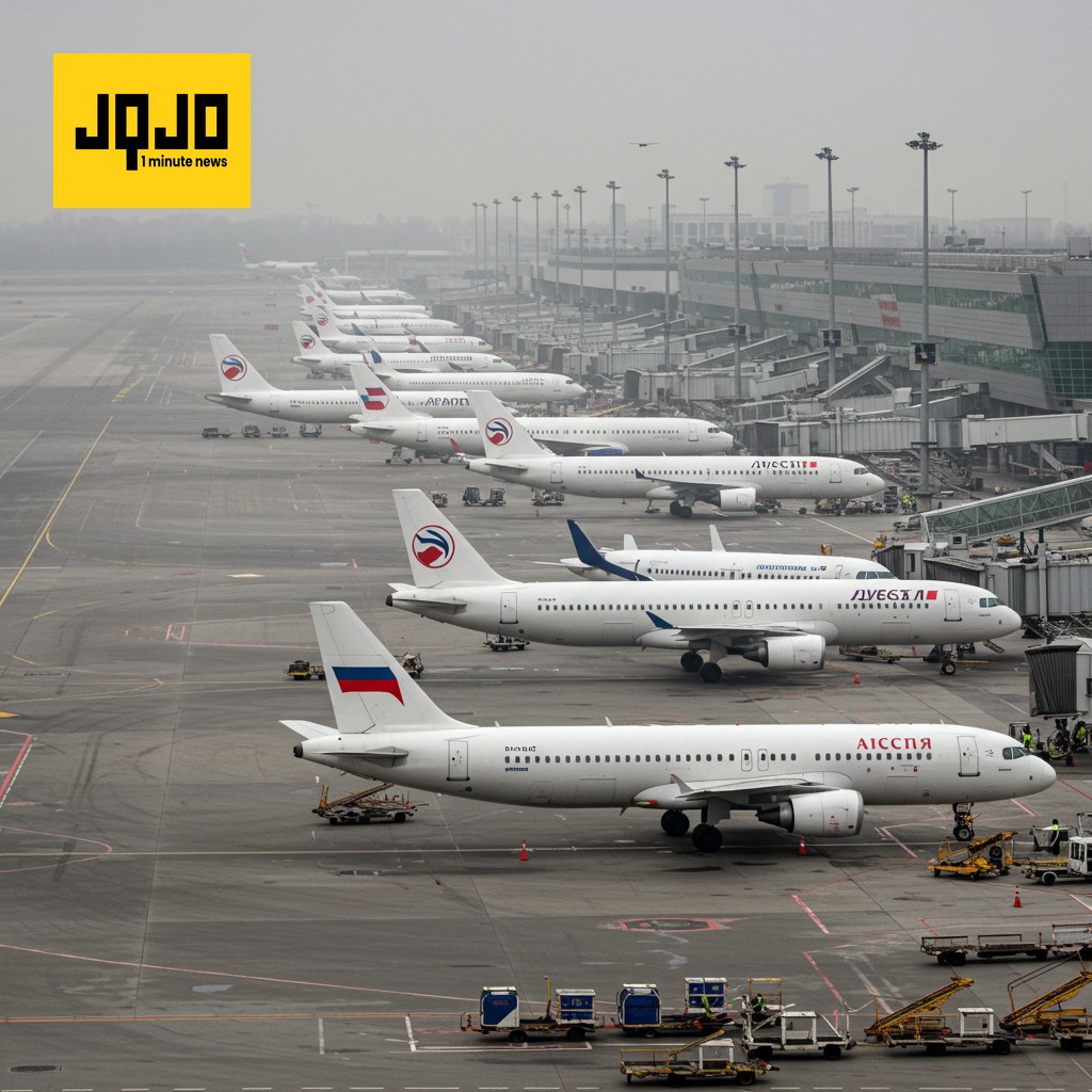 Amenazas de drones causan caos en aeropuertos rusos