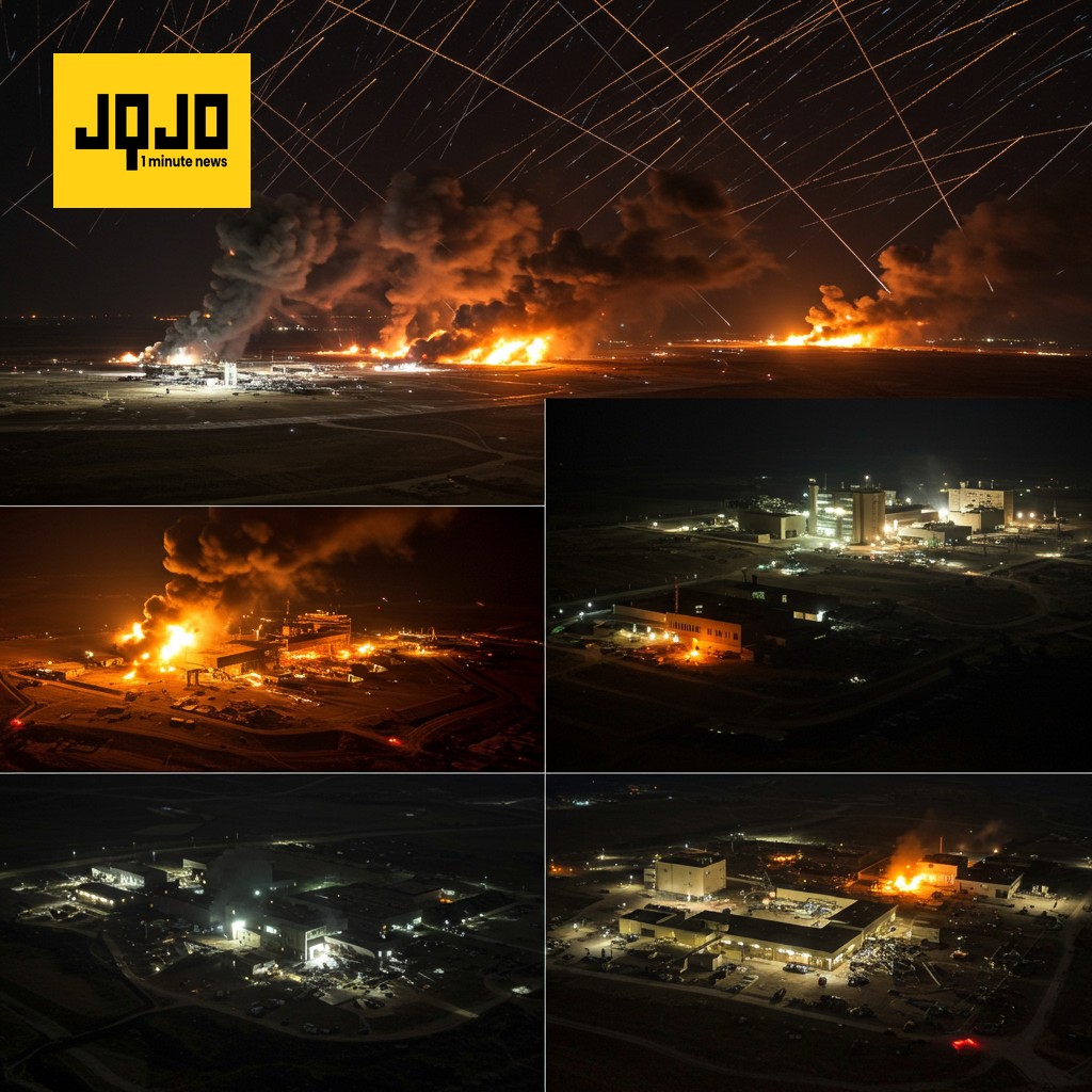 Misiles iraníes impactan bases militares israelíes durante conflicto de 12 días