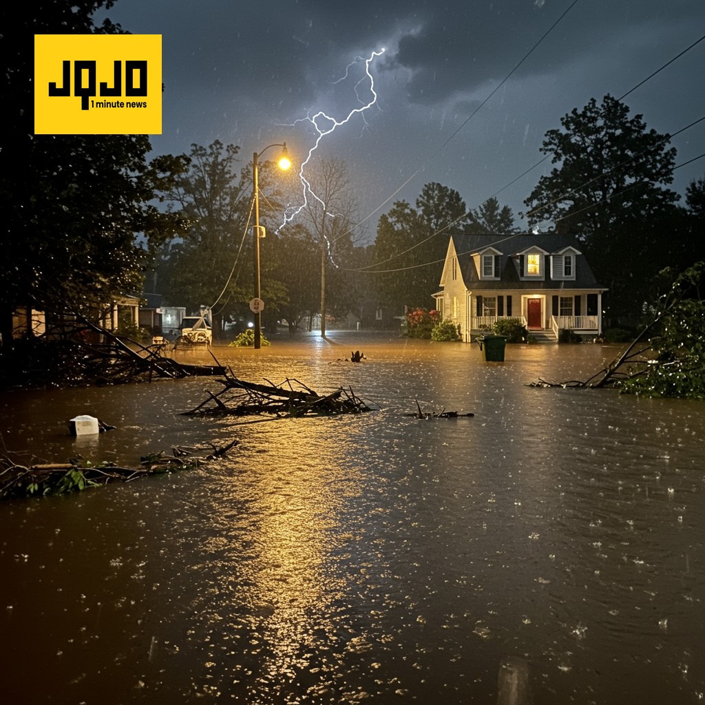 Flash Flooding, Evacuations in NC from Tropical Storm