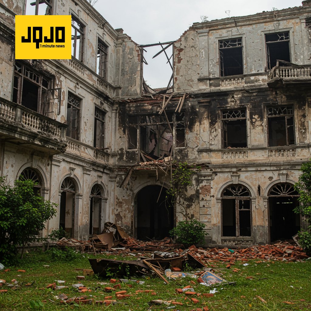 Violencia de pandillas destruye el histórico Hotel Oloffson en Haití