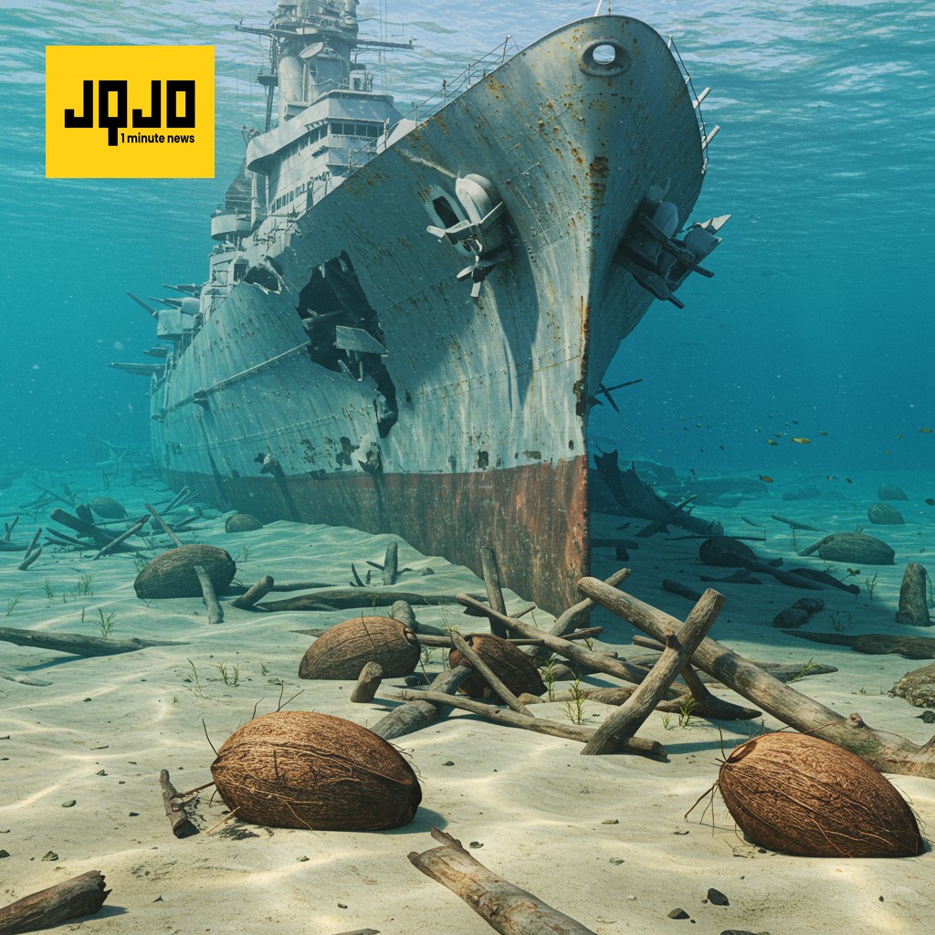 WWII Cruiser's Wreck Found: Coconut Bow Voyage Revealed