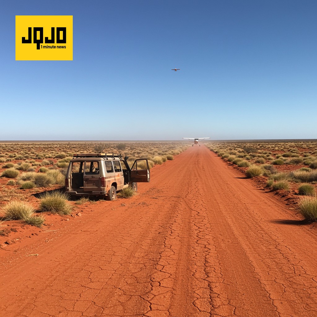 Aerial Search for Missing Tourist in Australian Outback