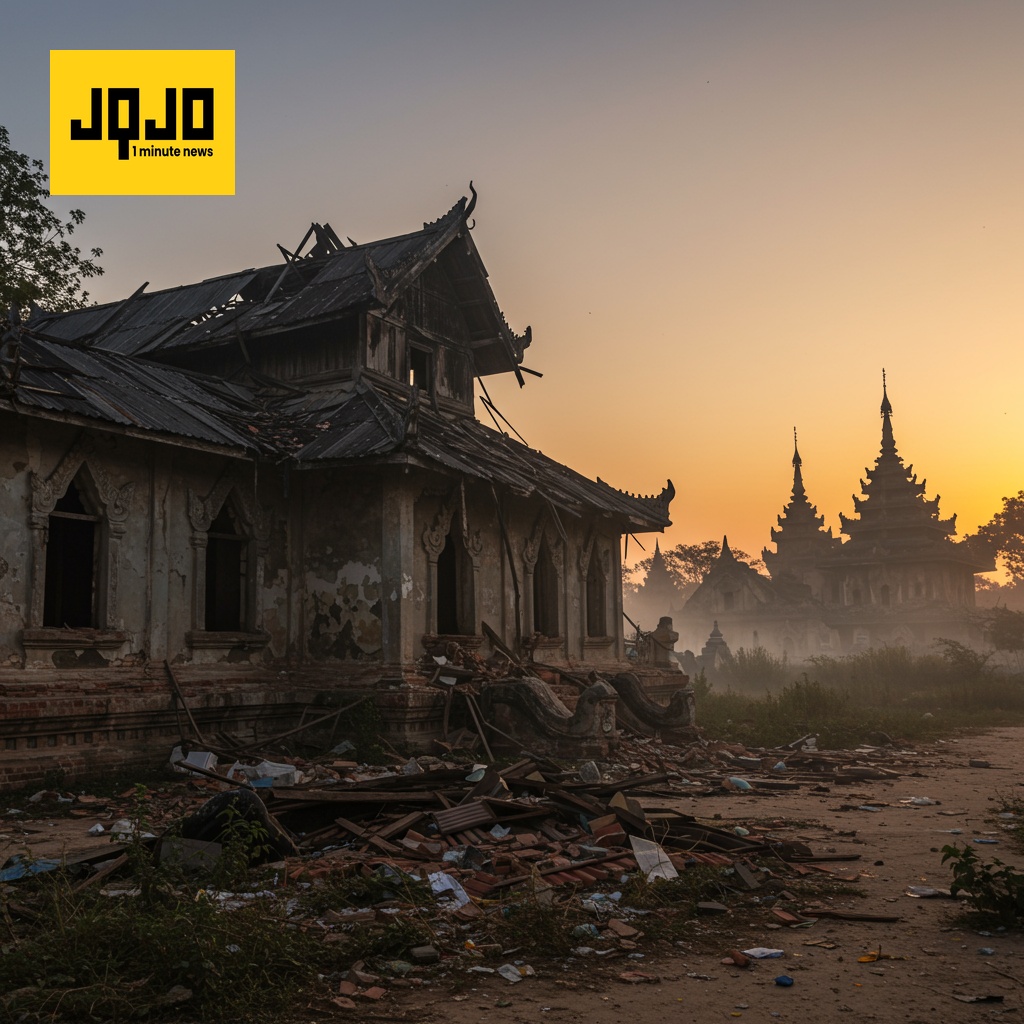 Ataque aéreo en Myanmar deja al menos 23 civiles muertos