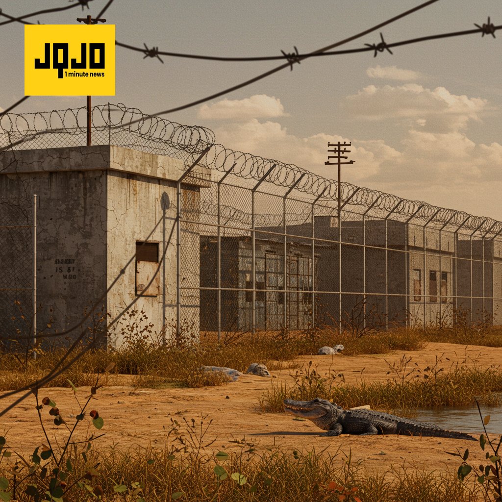 Florida's "Alligator Alcatraz": inhumane migrant camp sparks outrage