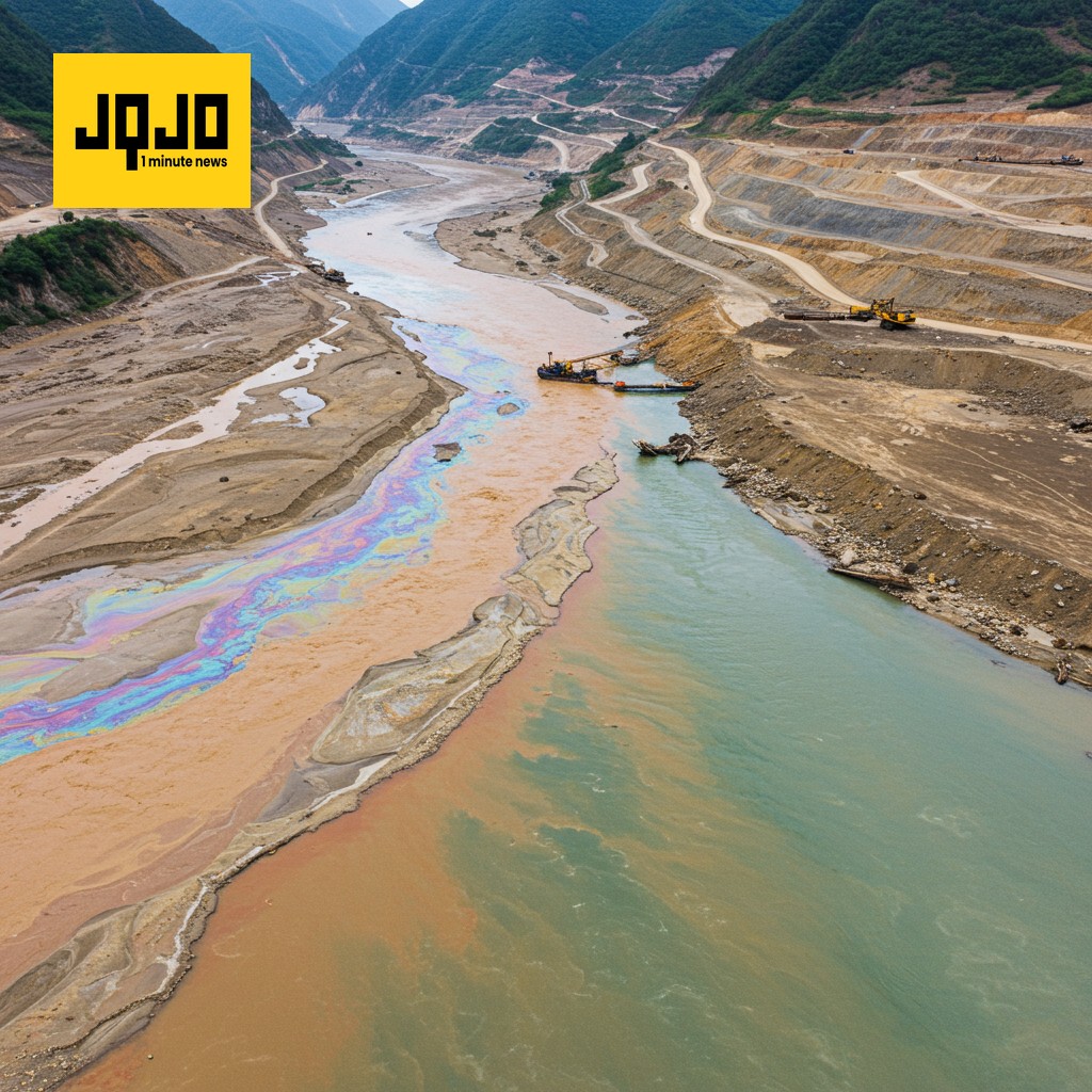 Contaminación transfronteriza por minería ilegal en Myanmar