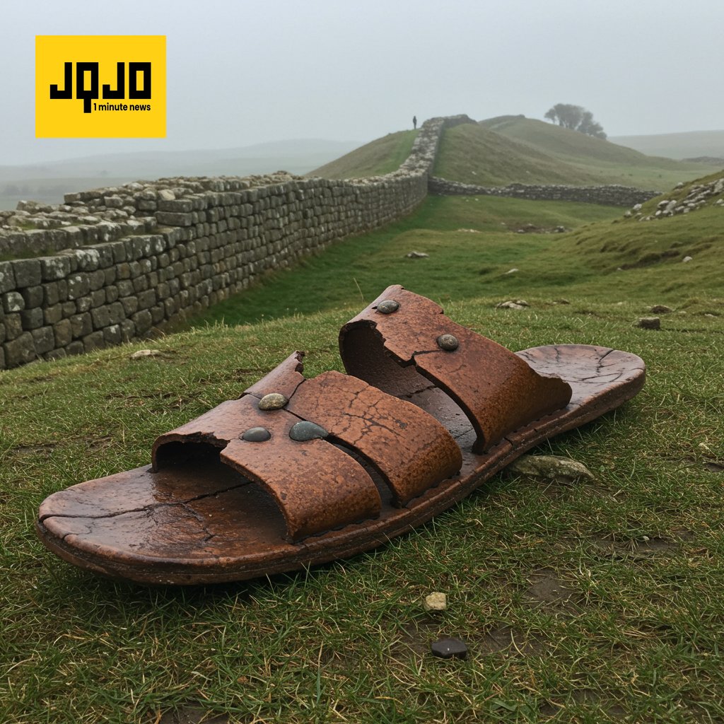 رومی قلعے میں غیر معمولی بڑے جوتے دریافت