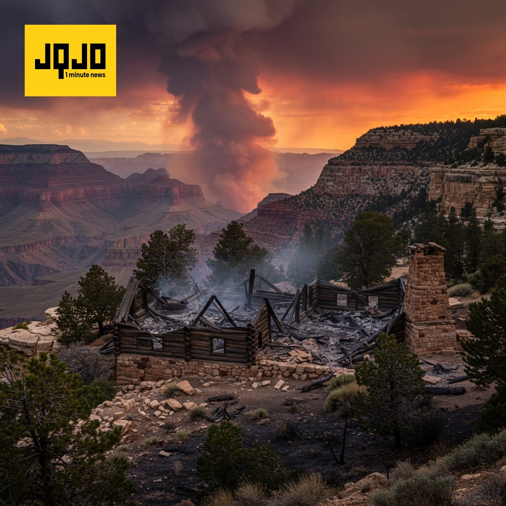 Incendio destruye el albergue North Rim del Gran Cañón