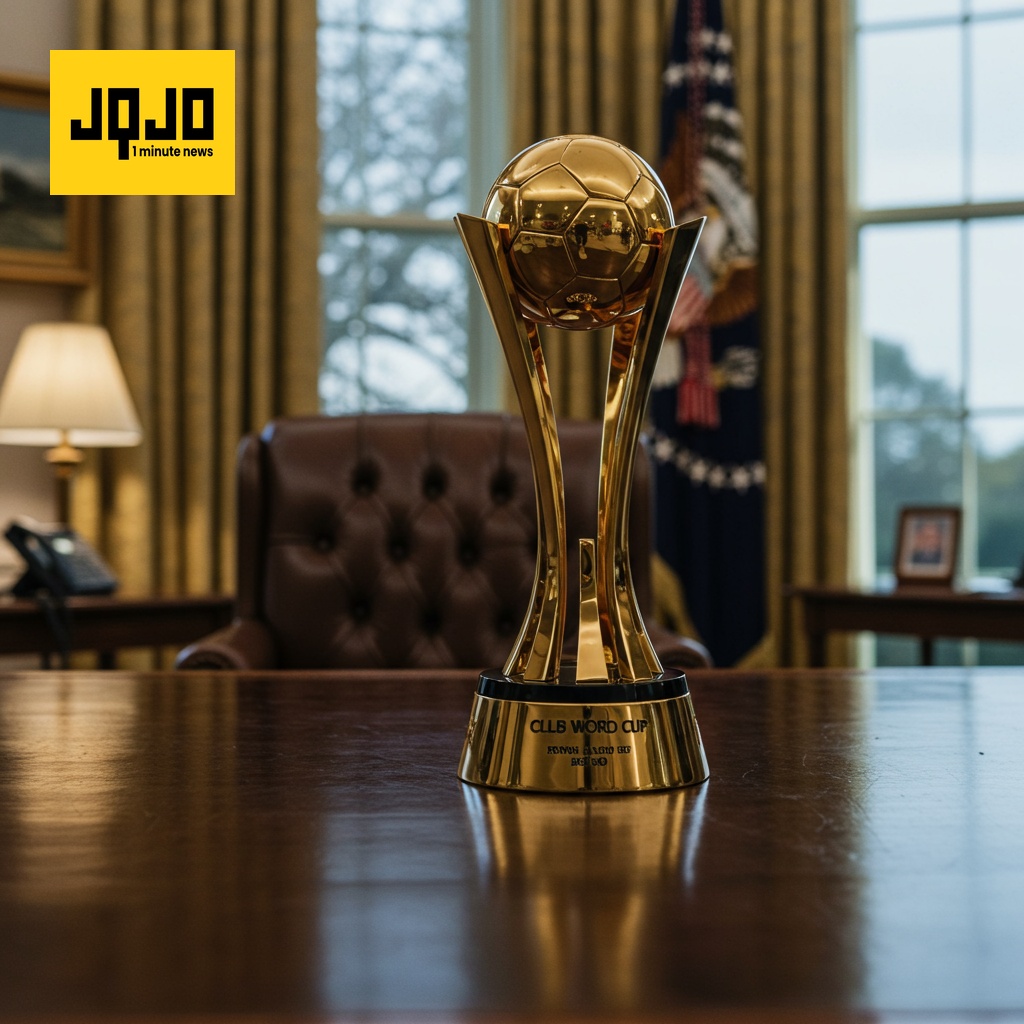 Trump Claims Oval Office Trophy is FIFA's Gift