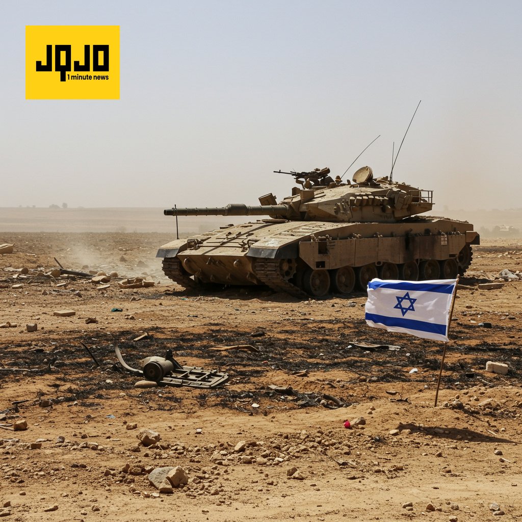 Explosión de tanque en Gaza deja tres soldados israelíes muertos